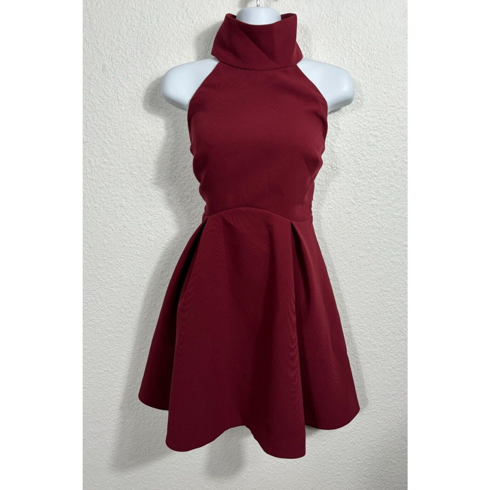 Finders Keepers Dress Fits like a Medium Tag says L Smoke Trails Mini Oxblood‎